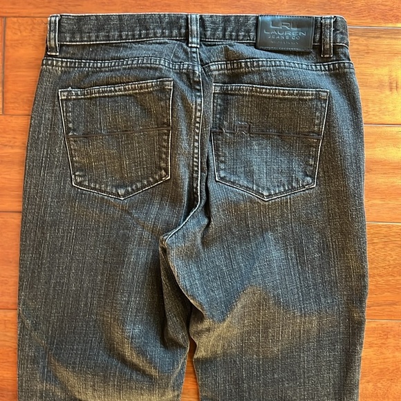 Black-washed Lauren Ralph Lauren Classic Straigh Jeans Size 4 - Picture 7 of 8